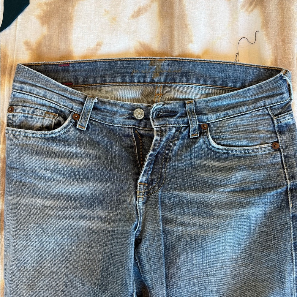 7 For All Mankind Light Blue Jeans - Picture 2 of 4